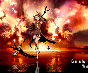 Female Scythe Demon - 3D game ready character