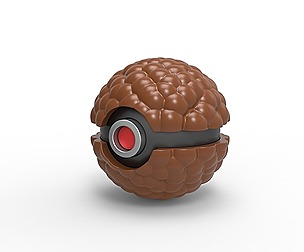 Bubbly chocolate orb