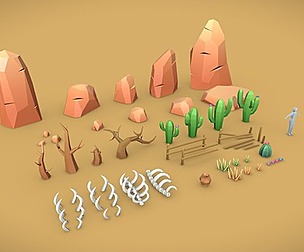 Lowpoly Desert Pack