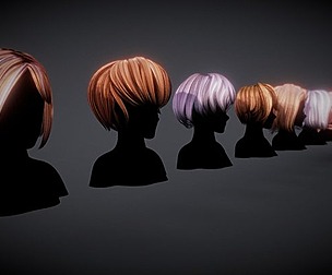 Hair pack 10 models
