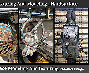 330Texturing,Modeling Refrence Hardsurface VOL.2