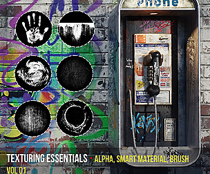 Texturing Essentials - Alpha,Smart Material,Brush