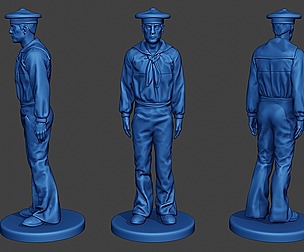American Sailor Civil War Union Attention2 ACWUS1