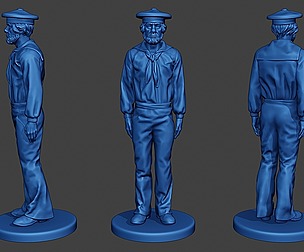 American Sailor Civil War Union Attention3 ACWUS1