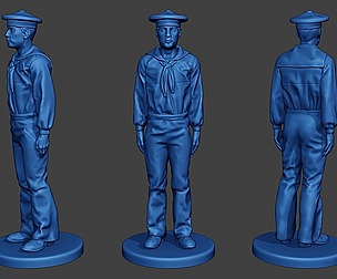American Sailor Civil War Union Attention4 ACWUS1