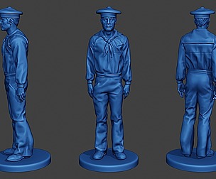 American Sailor Civil War Union Attention5 ACWUS1