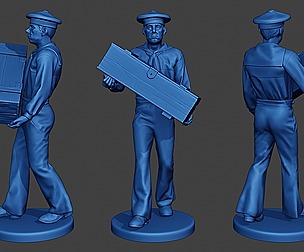 American Sailor Civil War Union Carring ACWUS1