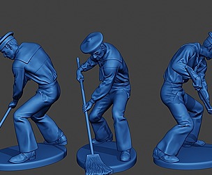 American Sailor Civil War Union mop ACWUS1