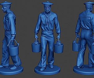 American Sailor Civil War Union WalkBucket ACWUS1