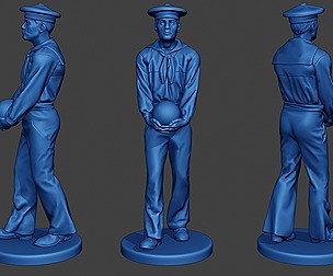American Sailor Civil War Union CannonBall ACWUS2