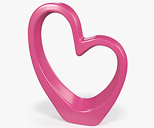 Heart Sculpture Interior Decor