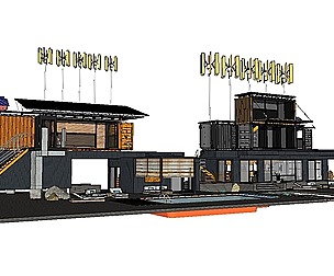 City Simple Art Building-Container-0225