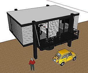 City Simple Art Building-Container-02