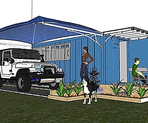 City Simple Art Building-Container-03