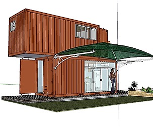City Simple Art Building-Container-05