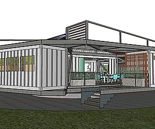 City Simple Art Building-Container-07