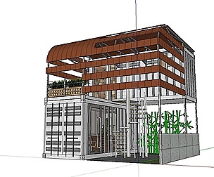 City Simple Art Building-Container-011
