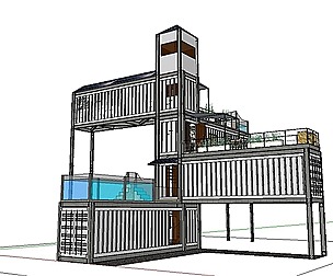 City Simple Art Building-Container-012