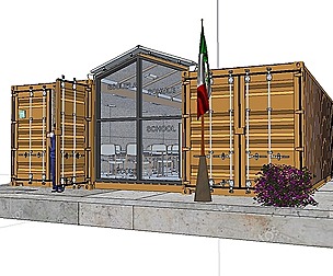 City Simple Art Building-Container-013
