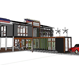 City Simple Art Building-Container-016