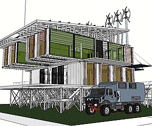 City Simple Art Building-Container-019