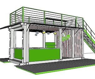 City Simple Art Building-Container-021