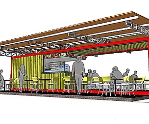 City Simple Art Building-Container-025