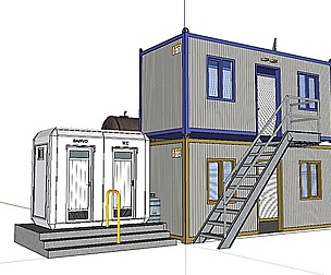 City Simple Art Building-Container-027
