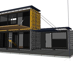 City Simple Art Building-Container-029