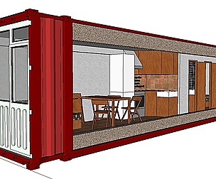 City Simple Art Building-Container-032