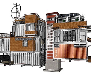 City Simple Art Building-Container-033