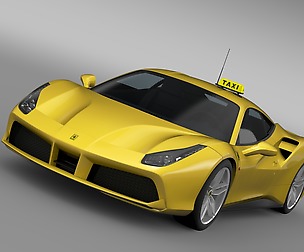 Ferrari GTB 488 Taxi 2016