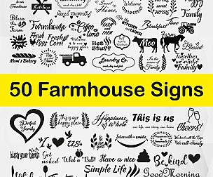 Farmhouse signs svg, House decor svg