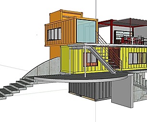 City Simple Art Building-Container-038