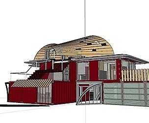 City Simple Art Building-Container-039