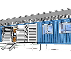 City Simple Art Building-Container-042