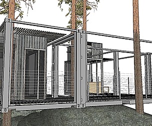City Simple Art Building-Container-044