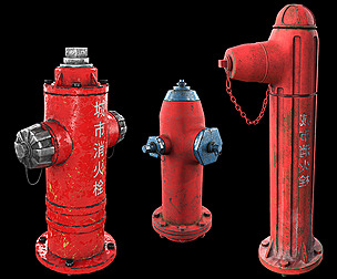 Urban Hydrant set 03