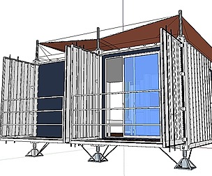 City Simple Art Building-Container-049