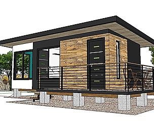 City Simple Art Building-Container-051