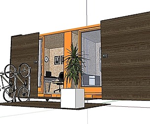 City Simple Art Building-Container-052