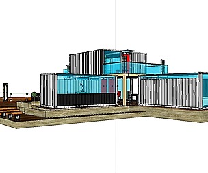 City Simple Art Building-Container-053
