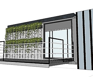 City Simple Art Building-Container-054
