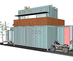 City Simple Art Building-Container-057