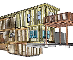 City Simple Art Building-Container-059