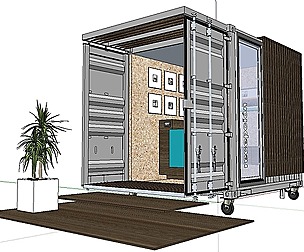 City Simple Art Building-Container-067