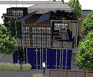 City Simple Art Building-Container-069