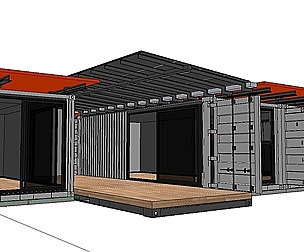 City Simple Art Building-Container-073