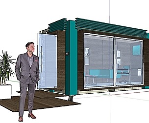 City Simple Art Building-Container-075