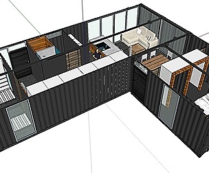 City Simple Art Building-Container-080